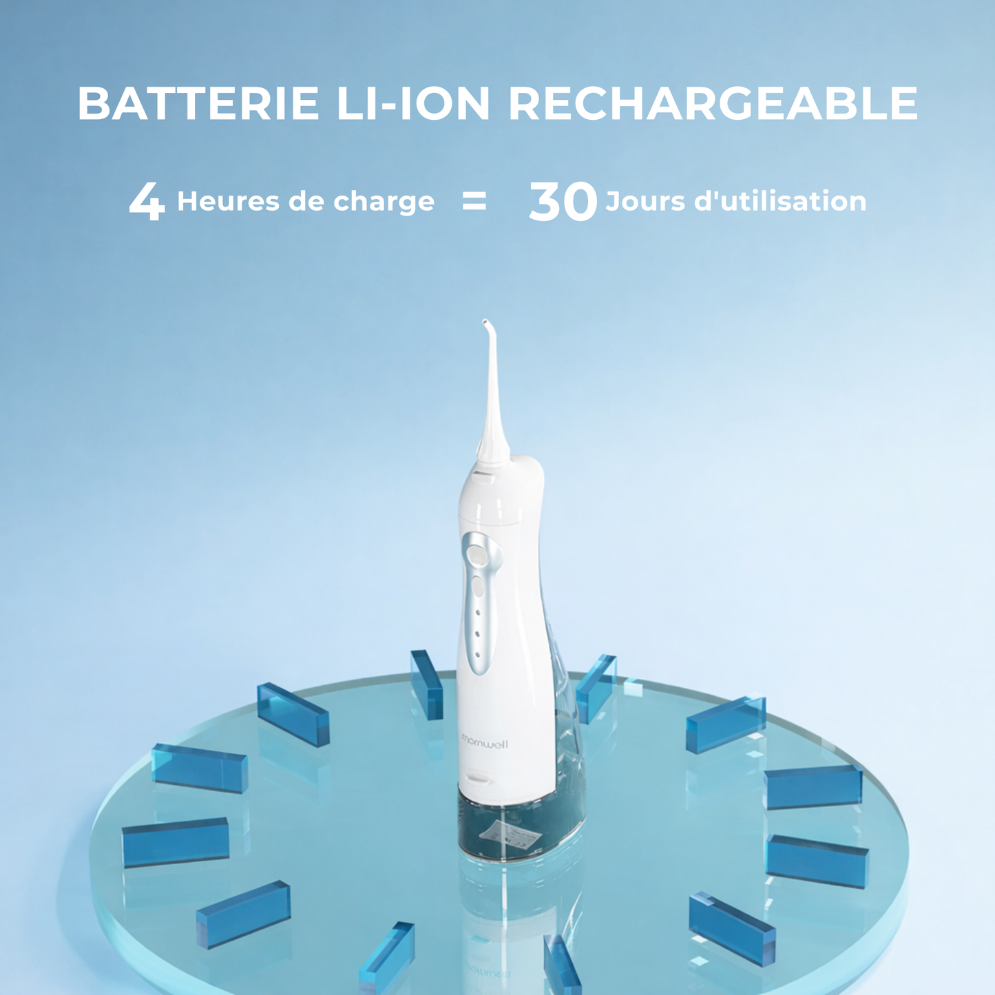 Hydropulseur Portable Waterproof 4 Jets 3 Modes