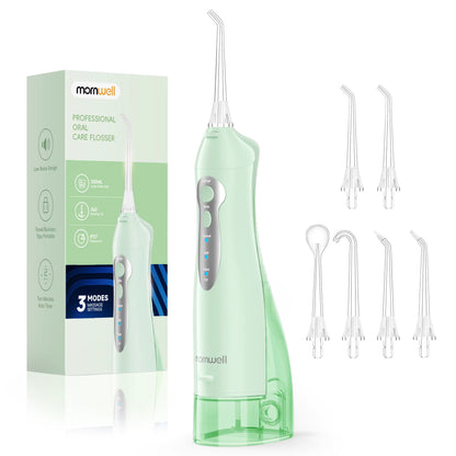 Water Flosser Teeth Picks 4 Jets 3 Modes Portable Cordless D52 Water Floss for Teeth Cleaner IPX7 Waterproof Oral Picks